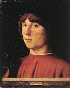Antonello da Messina Portrait of a Man hh oil on canvas